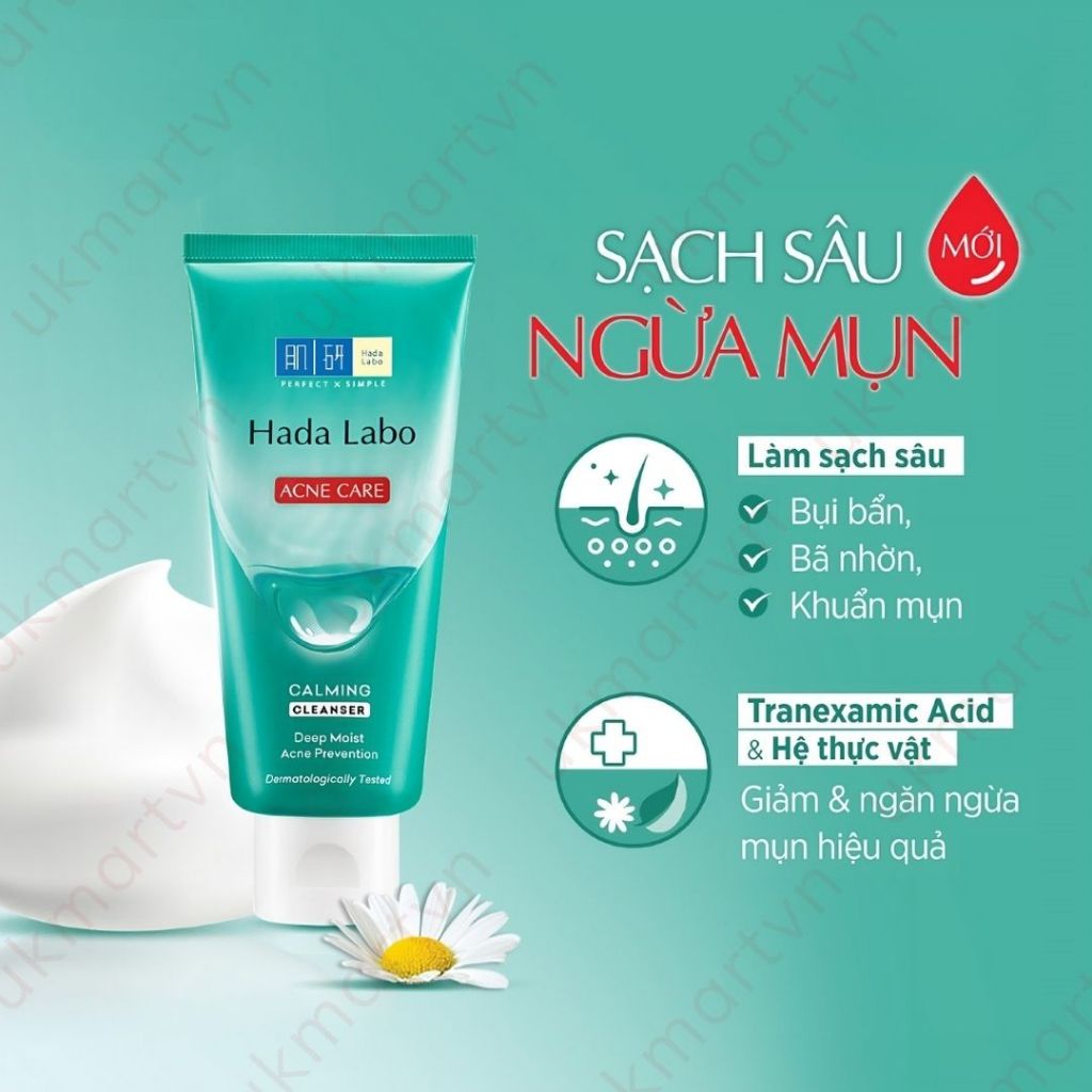 Kem Rửa Mặt Dưỡng Ẩm Hada Labo Advanced Nourish Hyaluronic Acid Cleanser 80gr