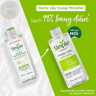 [Hàng Cty] Nước Tẩy Trang SIMPLE 200ml
