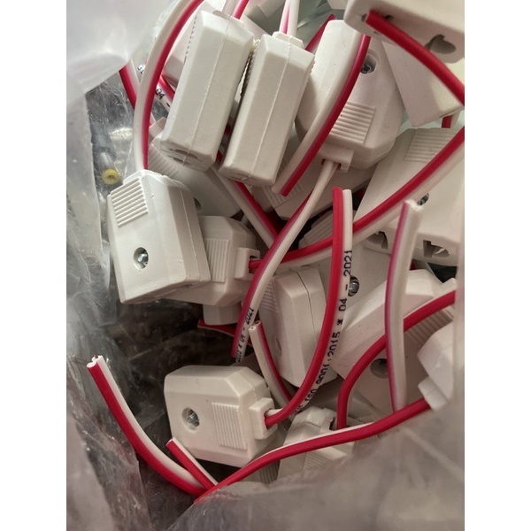 Set 10 cái Phích âm có dây , phích dương đầu tròn loại thường cho thợ - phích cắm đực chân tròn/phích âm có chuôi