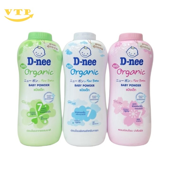 Combo 2 Chai Phấn Rôm Dnee Baby Powder 350g Thái Lan