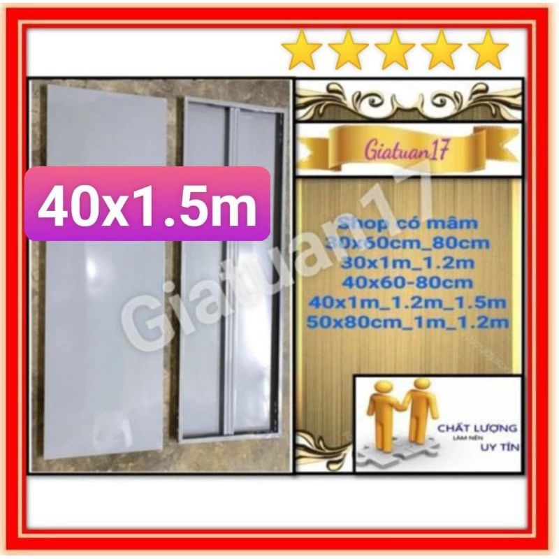 ⭐ DÀY 8ZEM-1LI⭐ (RỘNG 40CM x Dài 1.5M,150cm)⭐Mâm v lỗ sơn tĩnh điện