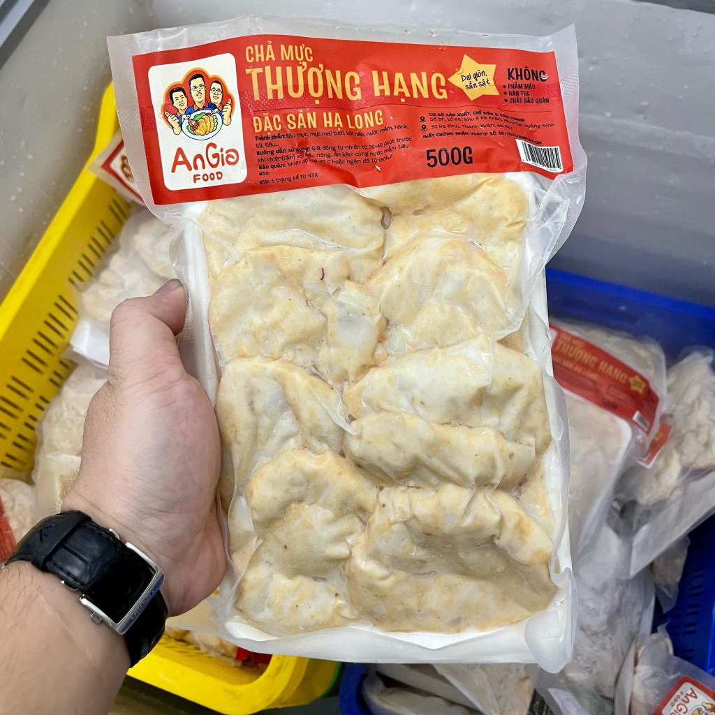 Chả mực giã tay Thượng hạng - Đặc sản Hạ Long - An Gia Food [HỎA TỐC - HÀ NỘI]