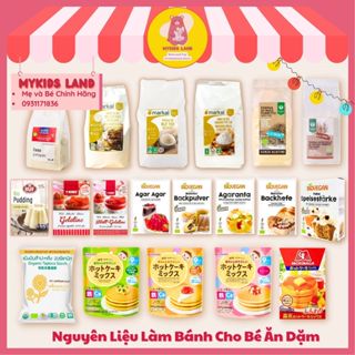 Nguyên Liệu Làm Bánh Hữu Cơ Cho Bé Ăn Dặm - Gelatine, Bột Nở, Bột Mì