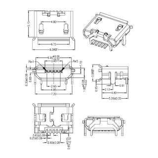 Cổng Micro USB 5 Pin