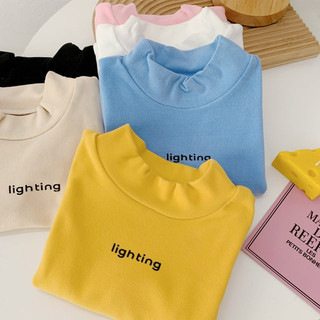 ÁO CỔ 3P LIGHTING COTTON NỈ CHO BÉ
