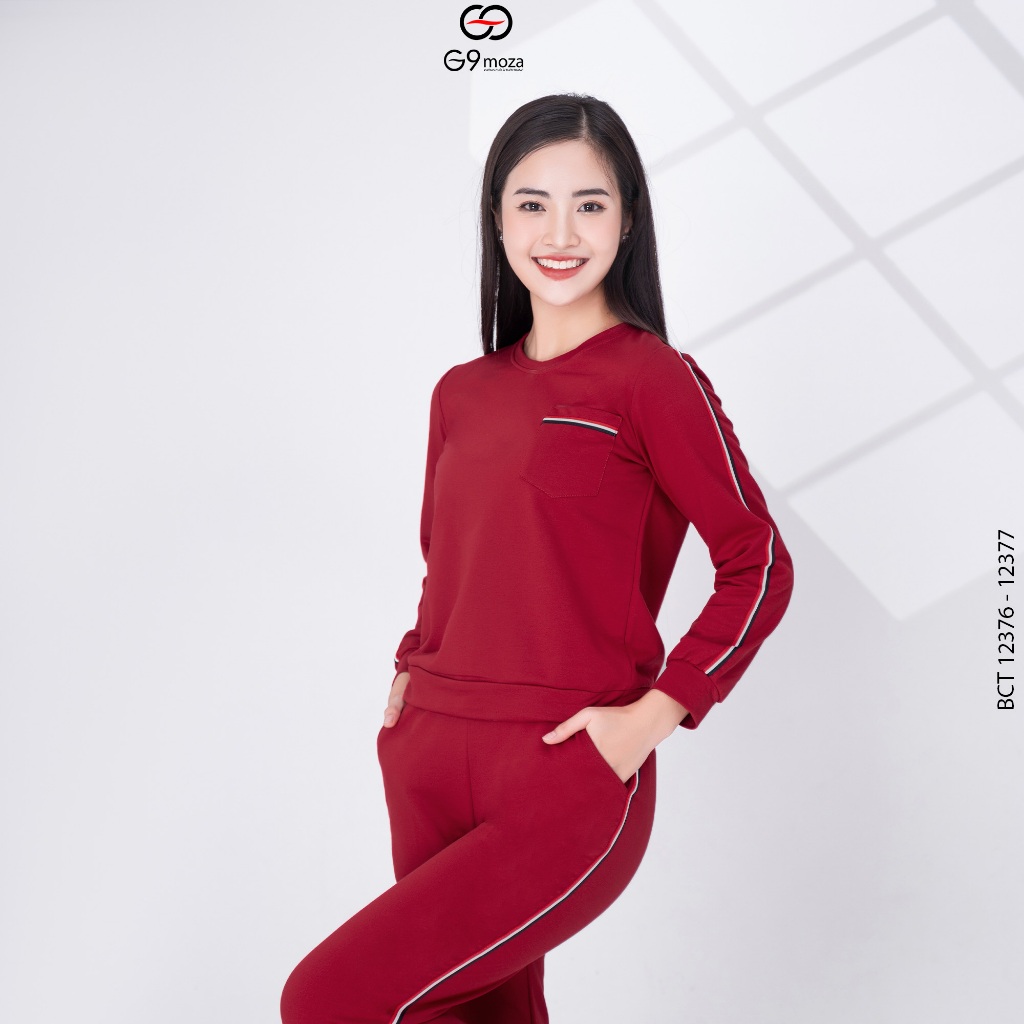 Bộ Cotoon G9moza 12376- 12377 với chất liệu da cá tạo nên phong cách trẻ trung năng động