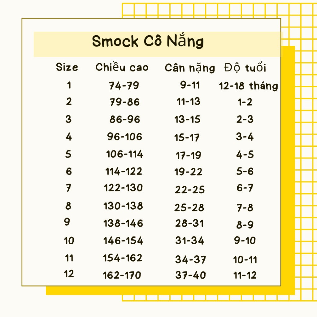 Váy Đầm Bé Gái SMOCK CÔ NẮNG Màu Đỏ Kẻ Caro Thêu Noel