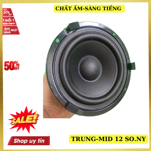 Loa trung từ kép kích thước toàn vành 14.5cm từ 70mm sắt kín hậu lời sáng  - giá 1 chiếc loa mid 12