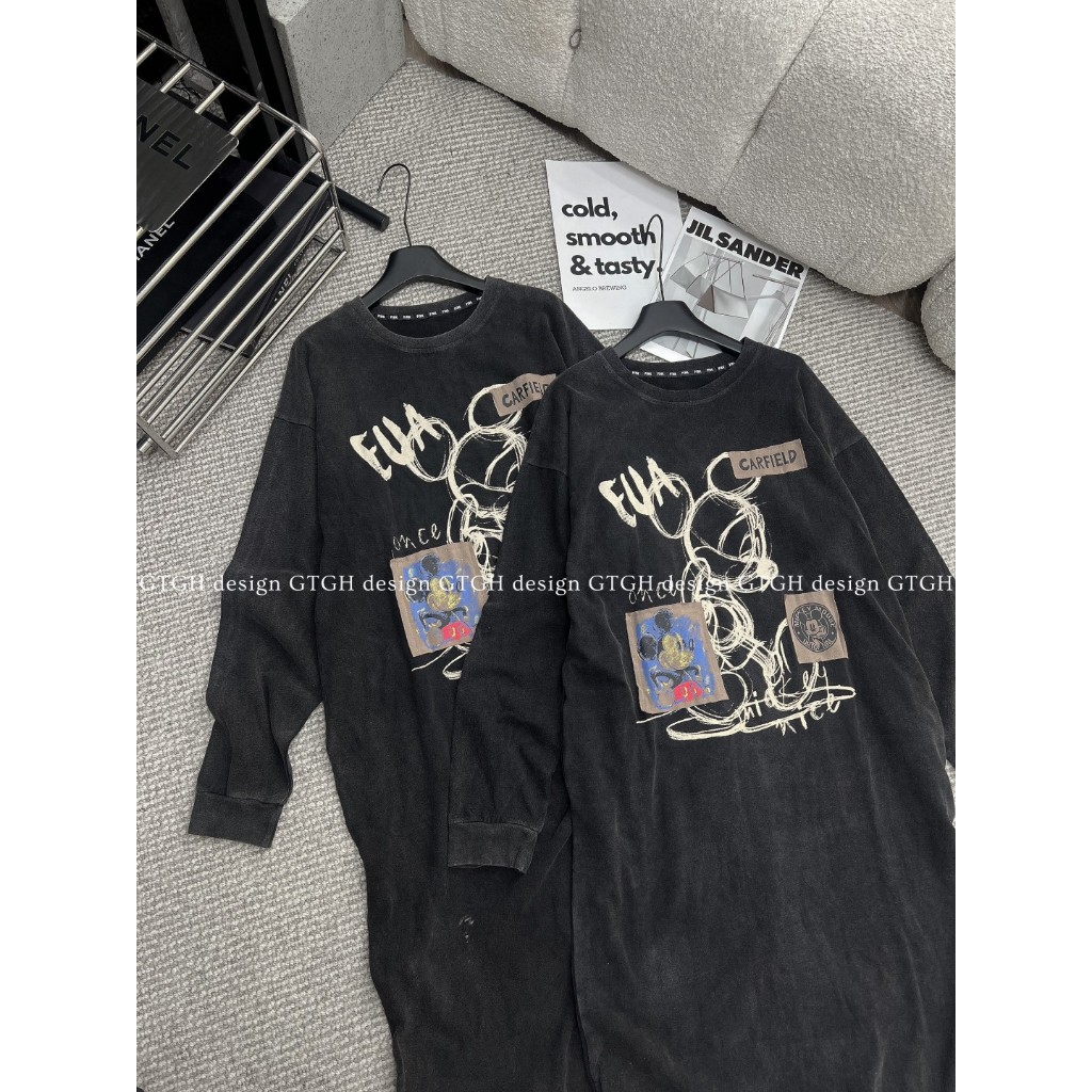 Siuu phẩm váy suông loang Mickey so hott hàng QC