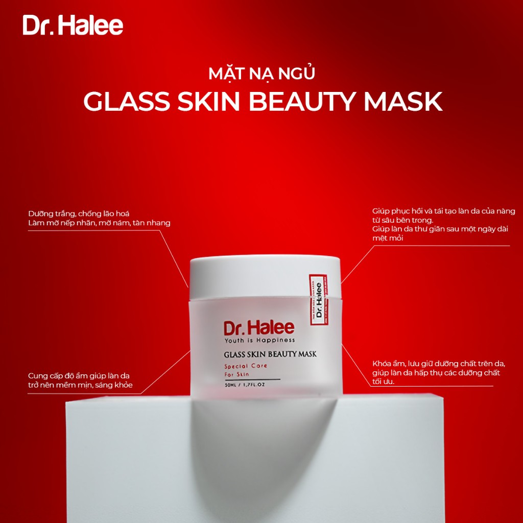 Mặt Nạ Ngủ Dr Halee Cấp Ẩm, Dưỡng Da - 50ml