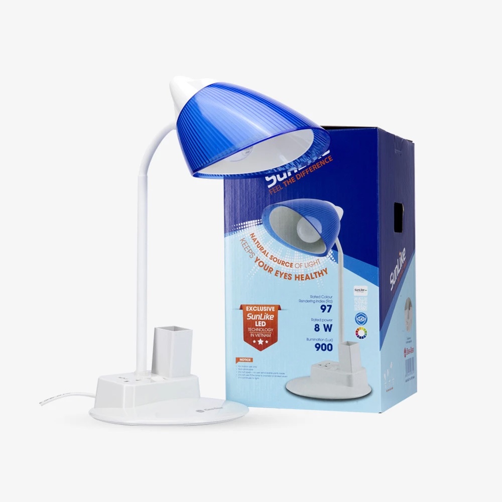 [RẠNG ĐÔNG] Đèn bàn học chống cận RD-RL-40 8W (OC-OB), Tiết kiệm điện năng, Đèn thông minh bảo vệ th