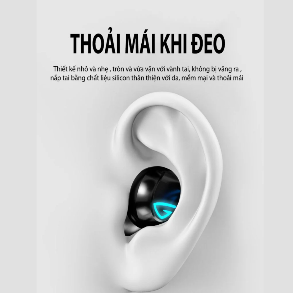 Tai nghe S10 Pro pin 8h, bass cực hay, hỗ trợ đàm thoại, chống nước IPX7, kiêm sạc dự phòng