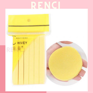 Bông nở rửa mặt bọt biển Chivey 12 miếng - Bông mút rửa mặt dạng nén mềm mại
