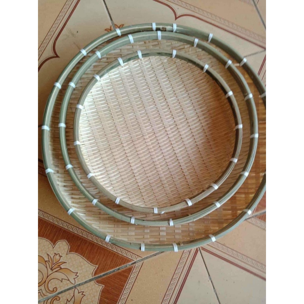 Mẹt tre size nhỏ, mẹt ăn vặt, mẹt bún đậu, mẹt trang trí, size 15/20/25cm