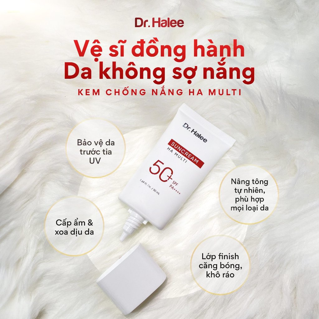 Chống Nắng Dưỡng Trắng Dr.Halee Ha Multi SPF50+/PA++++ 50ml