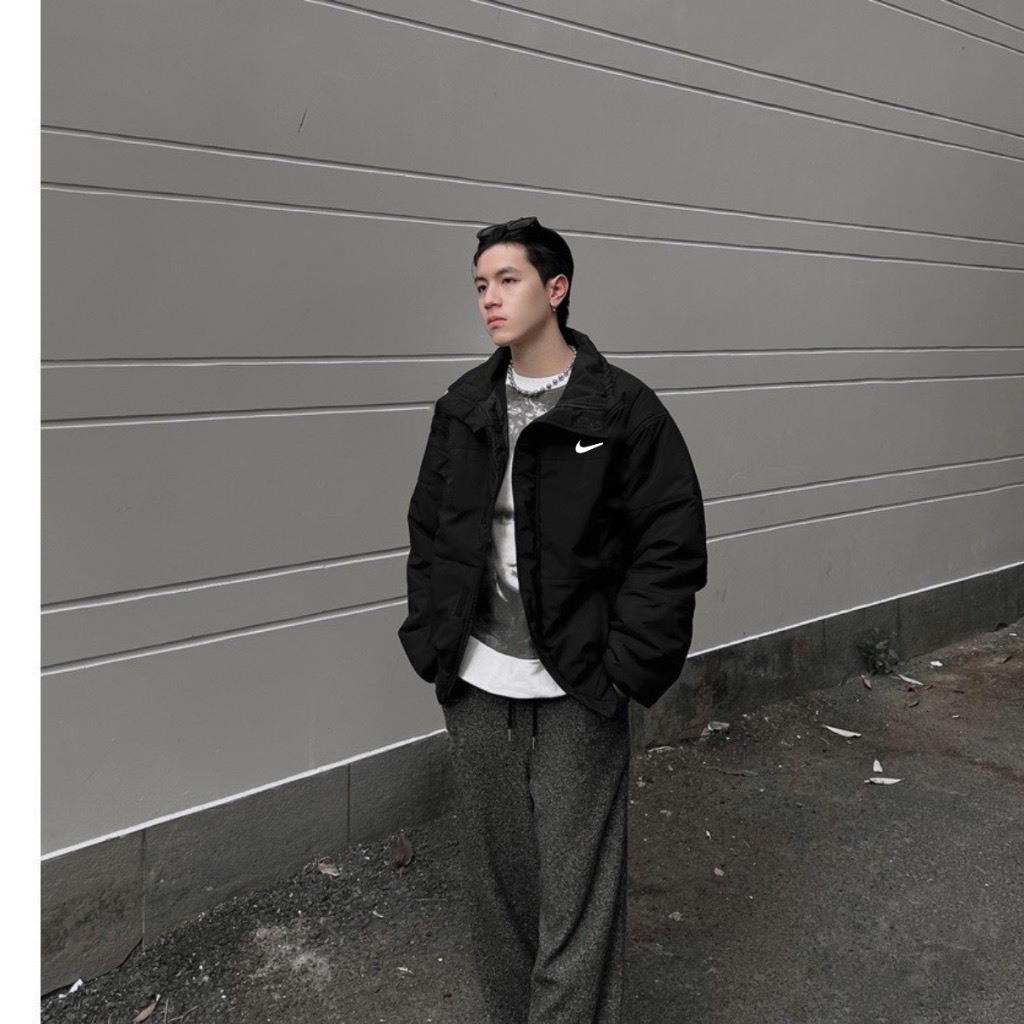 Áo phao NlKEE cao cấp ,Áo phao béo DEGO nam nữ unisex, Local Brand