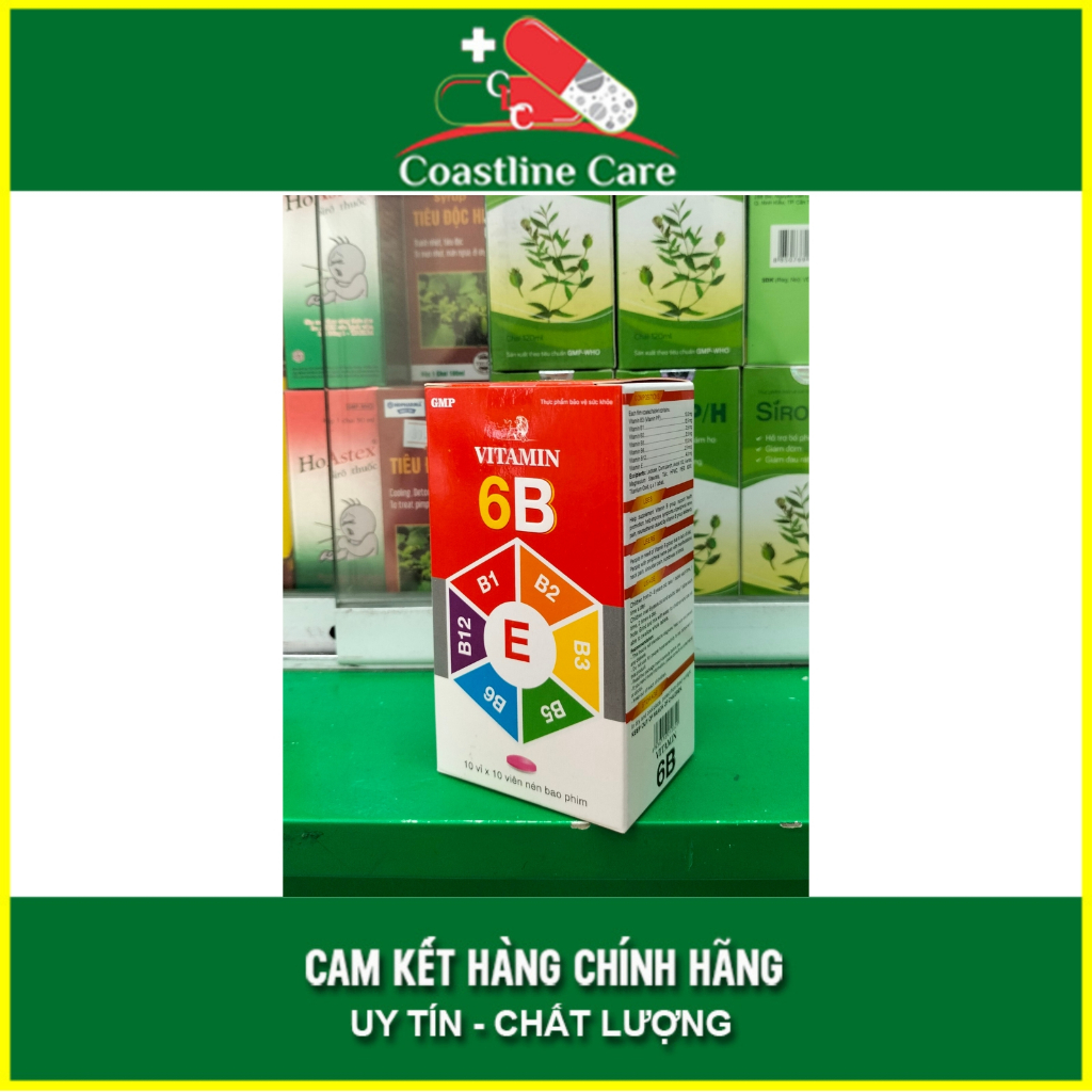 Vitamin 6B Mediphar - Giúp bổ sung Vitamin nhóm B tăng cường sức khỏe thần kinh  - Coastlinecare