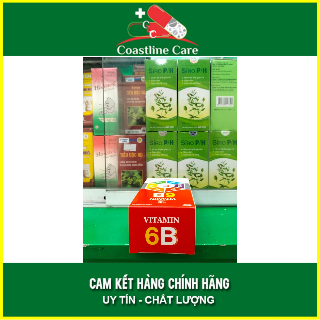 Vitamin 6B Mediphar - Giúp bổ sung Vitamin nhóm B tăng cường sức khỏe thần kinh  - Coastlinecare