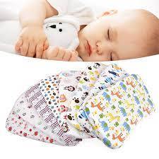 Gối cao su non cho bé chống méo đầu trẻ sơ sinh/Gối memory foam mềm mại, đàn hồi, bảo vệ đầu cho bé