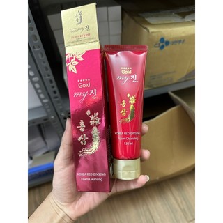 Sữa Rửa Mặt Hồng Sâm Đỏ My Gold 130ml.- MY ME GOLD RED GINSENG FOAM CLEANSING.