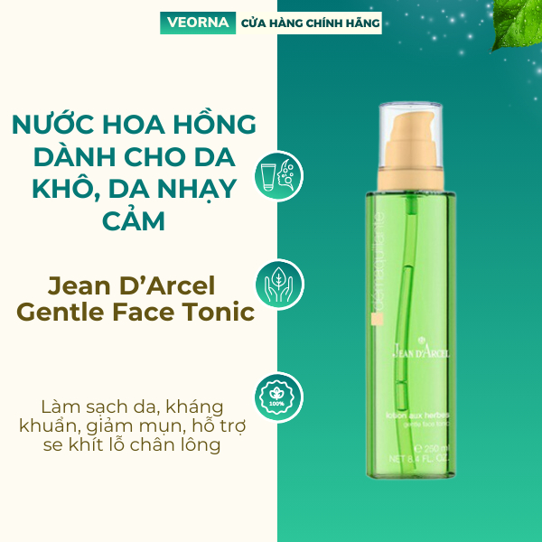 Nước Hoa Hồng Jean D'Arcel Gentle Face Tonic Dành Cho Da Khô Và Da Nhạy Cảm