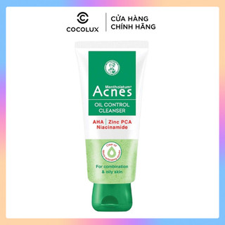 Gel rửa mặt kiểm soát dầu và ngăn ngừa mụn Acnes Creamy Wash- Rohto [Coco Shop]