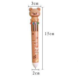 🌈🎄🖊BÚT 🧸🔟🐯 CUTE 10 MÀU💙💜💚📊