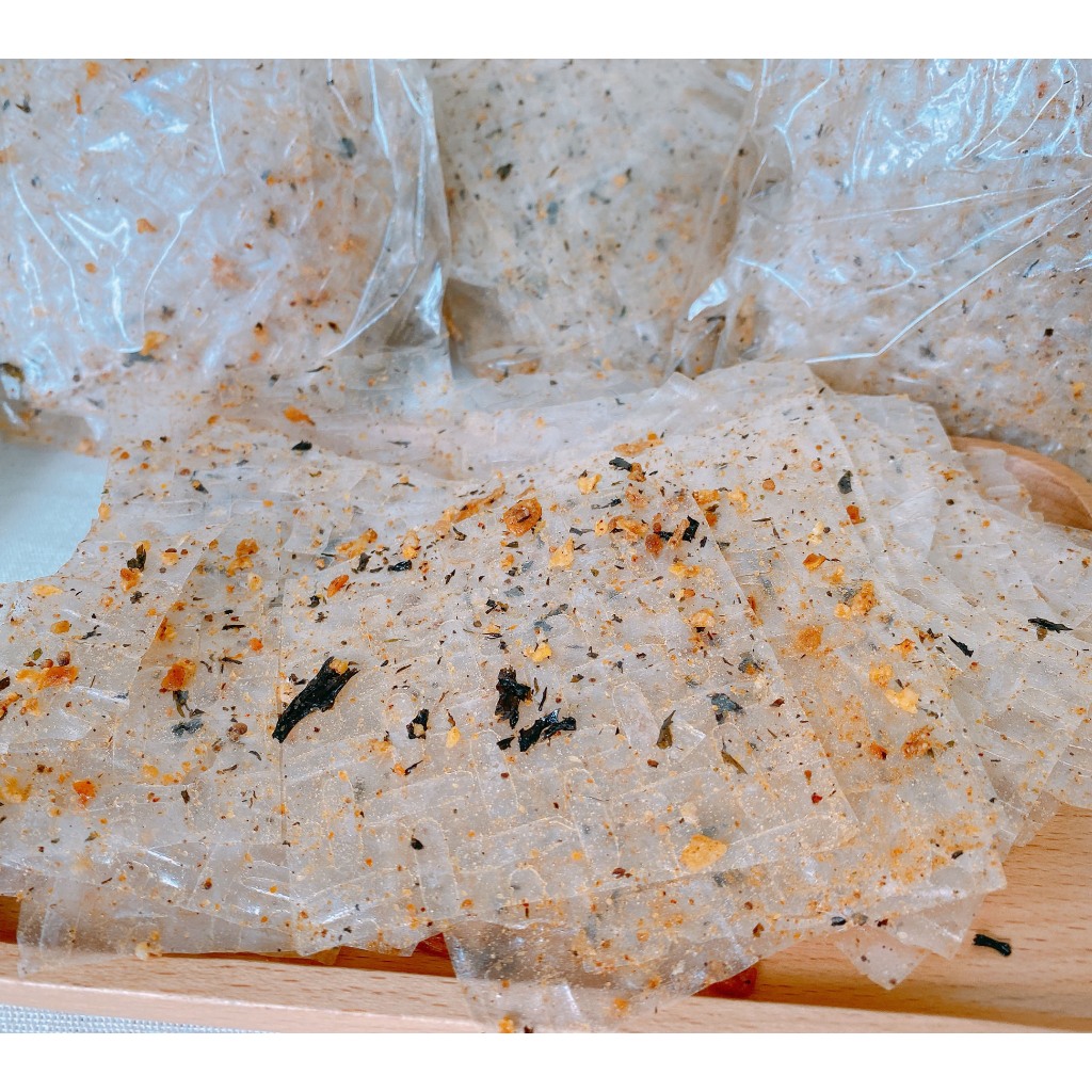 Bánh tráng phơi sương rong biển tỏi mè Tây Ninh túi 40g MamiFood