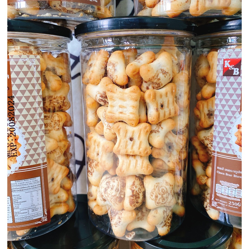 Bánh Gấu Choco Bear Đài Loan nhân socola MamiFood