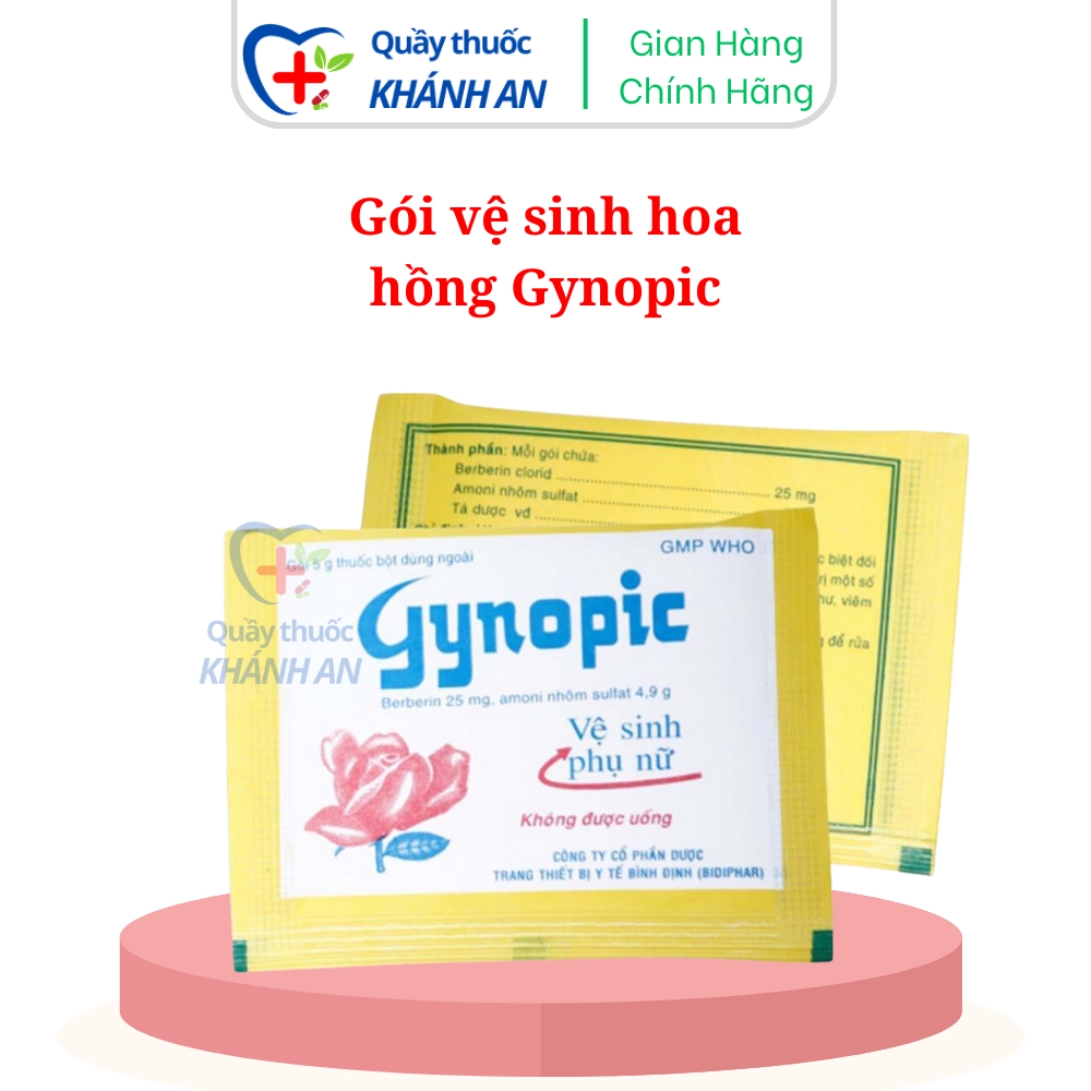 Gói vệ sinh hoa hồng Gynopic