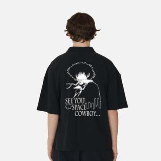 Áo Polo Nam NAP Brand Vải Cá Sấu Cotton In Hình Space Cowboy Phong Cách Trẻ Form Rộng Mã P112