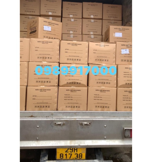 ☘️ 1 THÙNG NƯỚC GIẶT LACIR MATIC 3,6KG TẶNG TẨY LỒNG GIẶT 60K