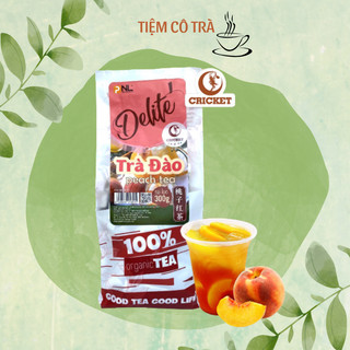 Trà đào túi lọc cao cấp delite - làm trà đào, trà trái cây