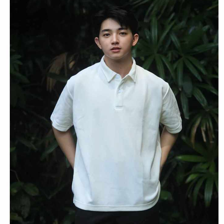 Áo Thun Polo Nam GIRAN PL0001 Chất Co Giãn, Mềm Mại, Không Nhăn, Form Rộng, Màu Hồng Pastel, Trắng, Đen