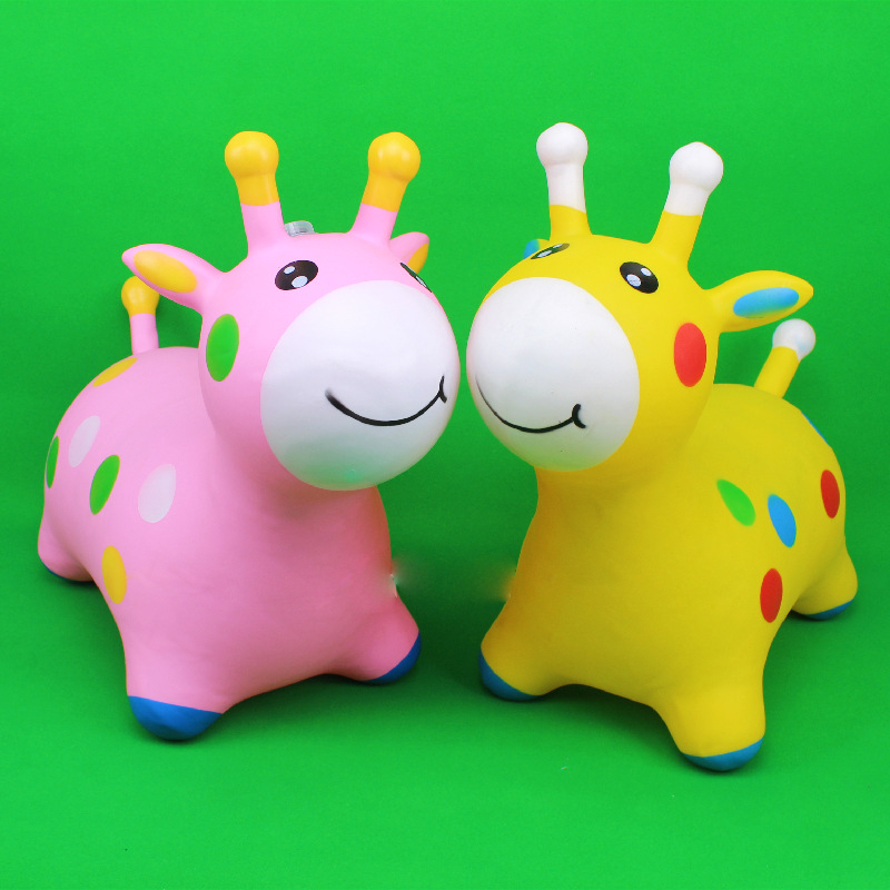 Thú Nhún, thú nhún nhựa đúc nguyên khối cho bé 8 tháng đến 10 tuổi