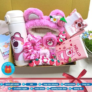 Set quà tặng người yêu giáng sinh, 8/3 ý nghĩa kèm hộp quà túi xách ,bộ quà tặng trang điểm cơ bản đầy đủ