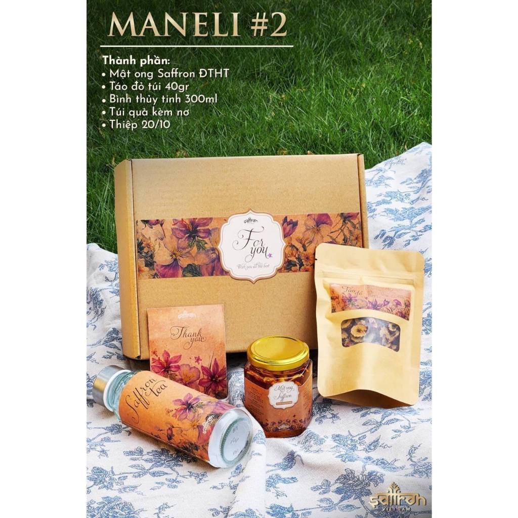 Quà tặng 20 11 Nhụy Hoa Nghệ Tây thương hiệu Saffron Việt Nam