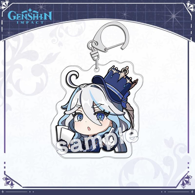 Móc khóa FURINA GENSHIN IMPACT game quà tặng chibi mica anime xinh xắn arcylic dễ thương
