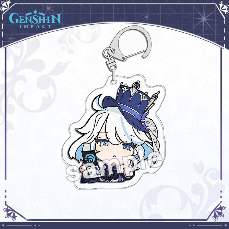 Móc khóa FURINA GENSHIN IMPACT game quà tặng chibi mica anime xinh xắn arcylic dễ thương