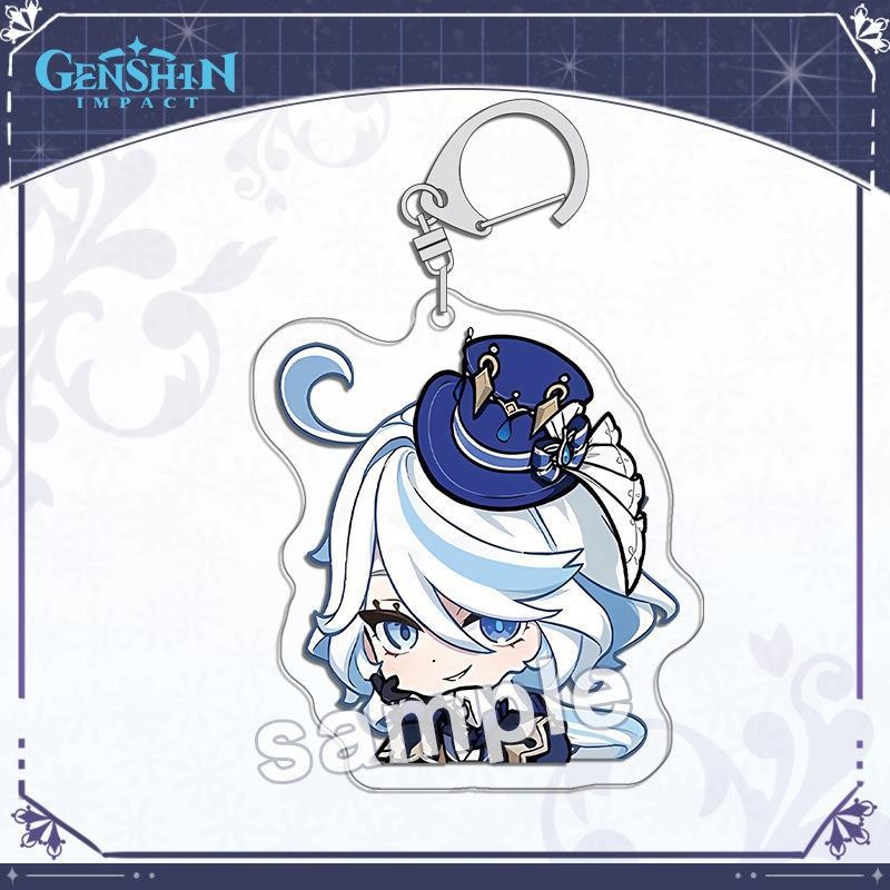 Móc khóa FURINA GENSHIN IMPACT game quà tặng chibi mica anime xinh xắn arcylic dễ thương