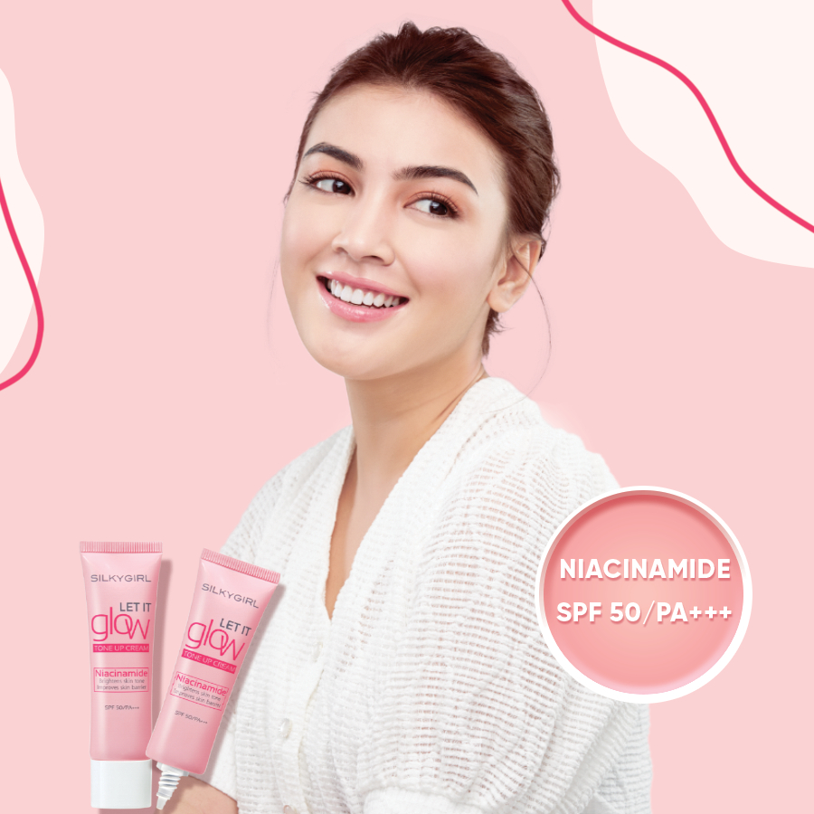 Silkygirl Kem lót nâng tông Let it Glow Tone Up Cream 25ml - 01 Radiant