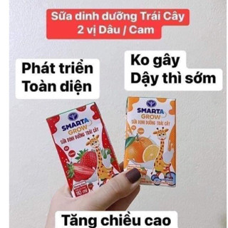 Sữa dinh dưỡng cho bé Smarta Grow vị trái cây  100ml
