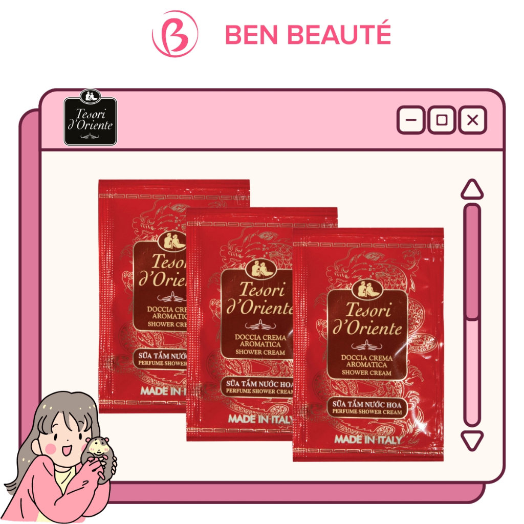 Sữa Tắm Tesori 7ml Hương Thanh Long Quyến Rũ Cuốn Hút