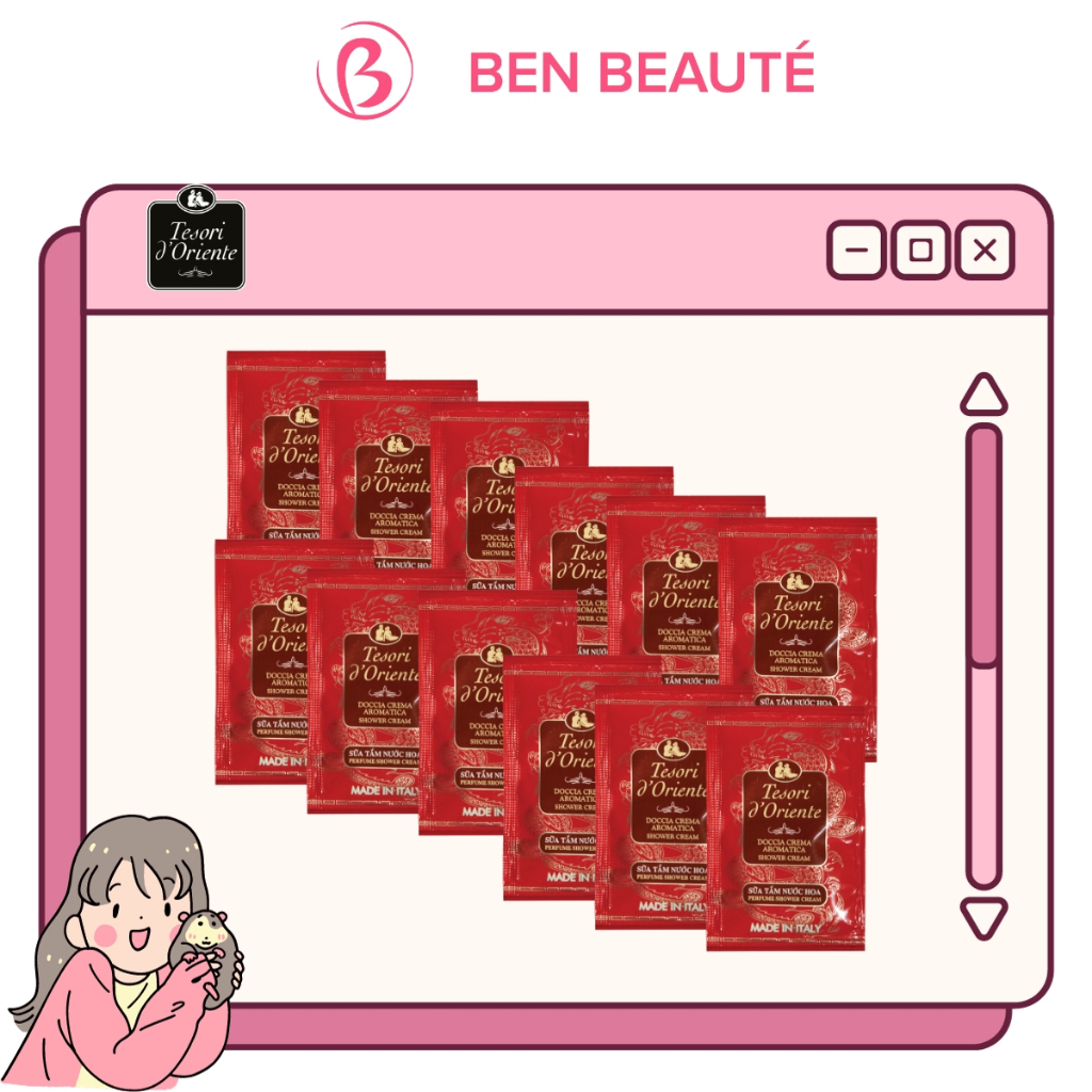 Sữa Tắm Tesori 7ml Hương Thanh Long Quyến Rũ Cuốn Hút