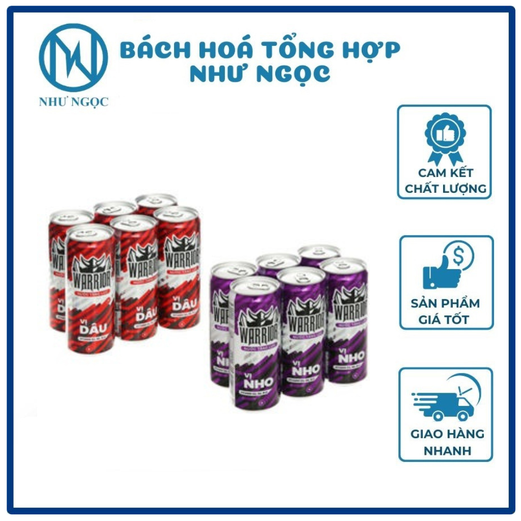 Nước Tăng Lực Warrior Lon 325ml - Bách Hóa Tổng Hợp Như Ngọc