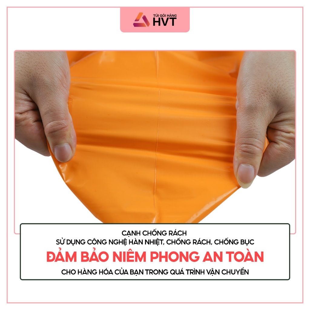 Túi Đóng Hàng Niêm Phong NHUAHVT size 35*45cm Cuộn 100 Túi Gói Hàng Chuyển Phát Nhanh