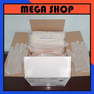 10 túi x túi 100 cái bao tay vinyl megaglove size s/m/l/xl