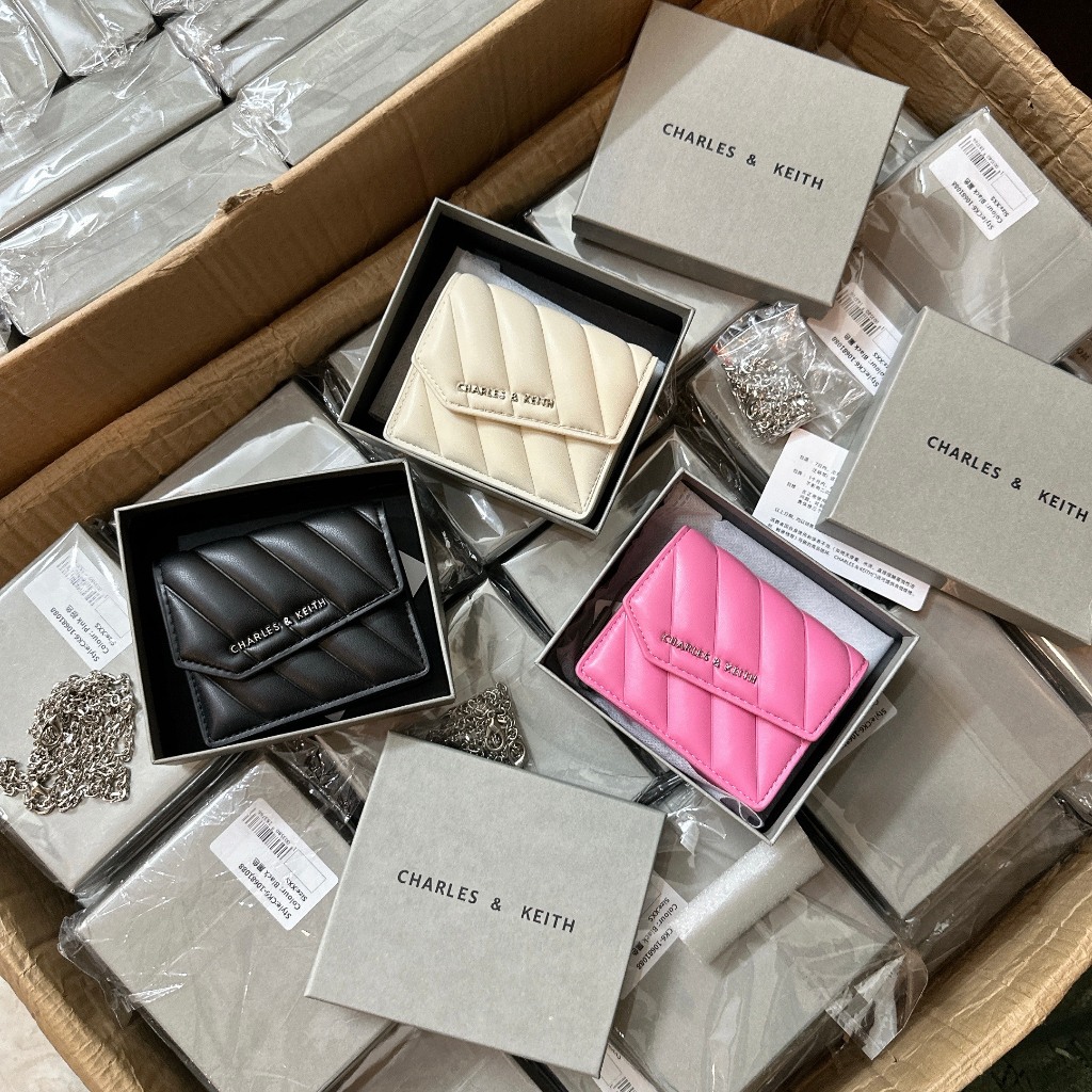 1088# Ví gập nữ mini vân chéo fullbox
