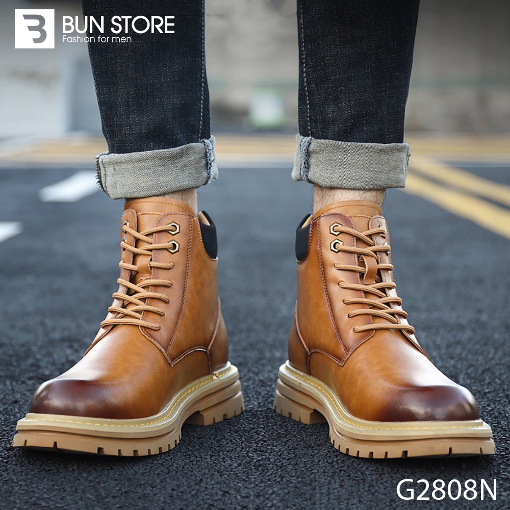 Giày Boot Nam cao cấp, phong cách, đi chơi, đi phượt  - BUn Store