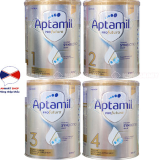 Sữa Aptamil ProFutura Úc Mẫu Mới Số 1,2,3,4  Hộp 900G Nhập Khẩu Nội Địa Australia Hàng Bay Air